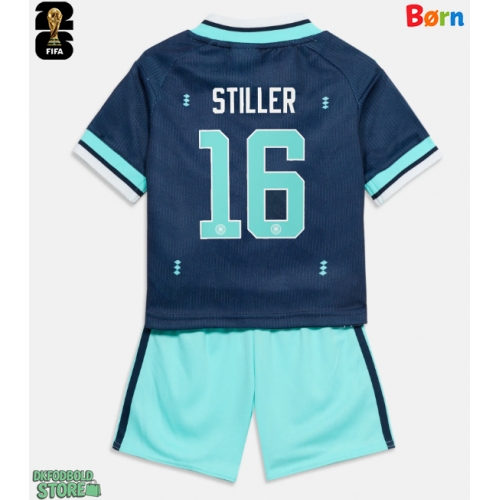 Tyskland Angelo Stiller #16 Replika Babytøj Udebanesæt Børn VM 2026 Kortærmet (+ Korte bukser)